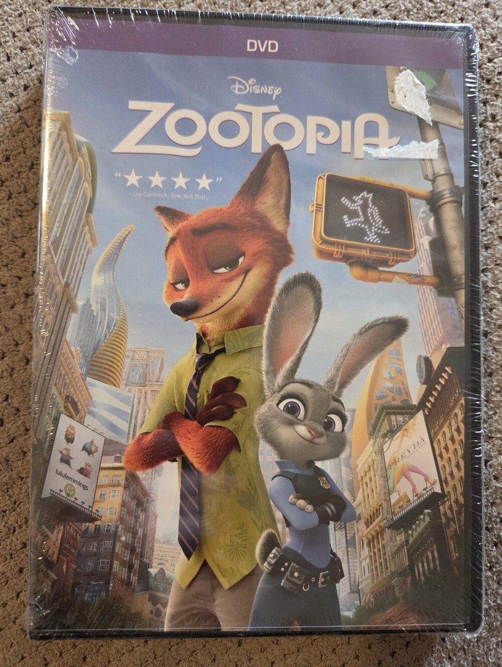 New sealed Zootopia DVD 2016. The DVD of "Zootopia" from 2016 includes one disc
